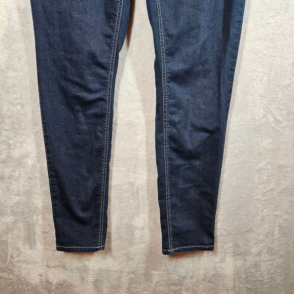Maurices Womens 16R Dark Wash tapered Leg Denim Jeans casual denims stretch - Picture 9 of 12